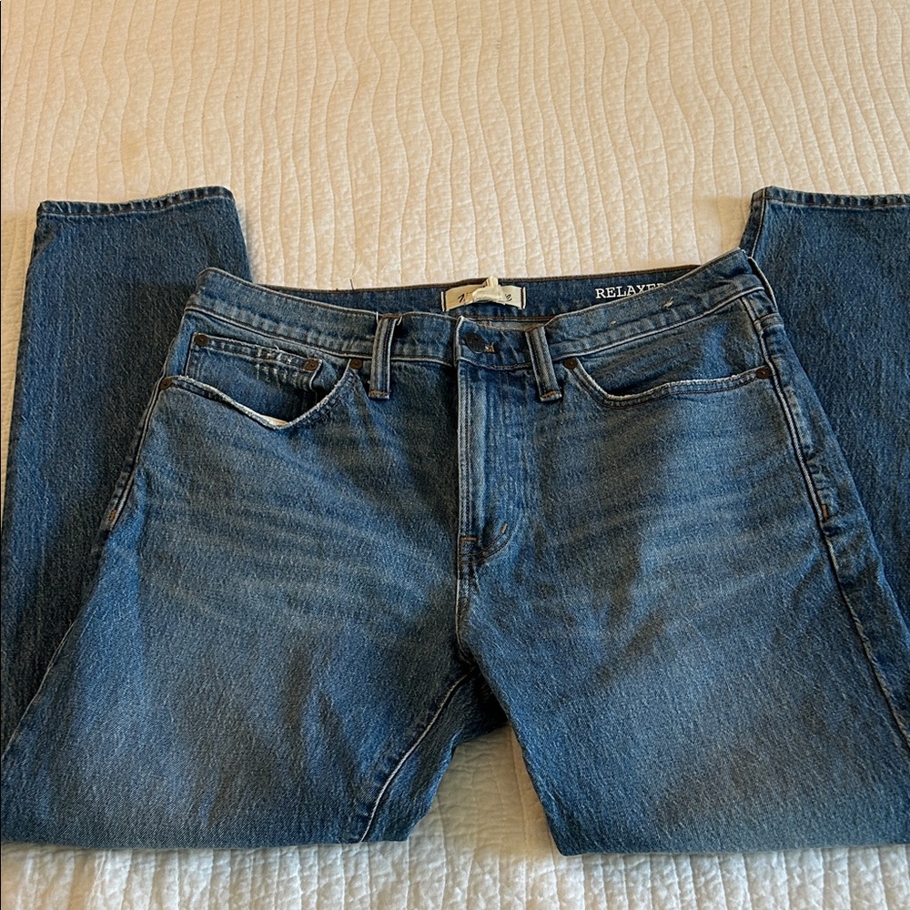 Madewell Classic Blue Denim Pants
